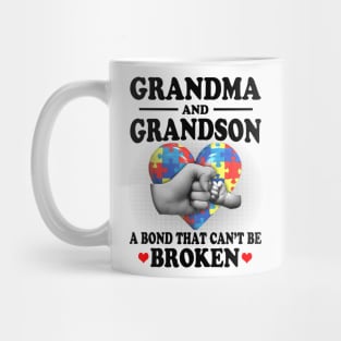 Grandma and Grandson A Bond That Can't Be Broken Mug